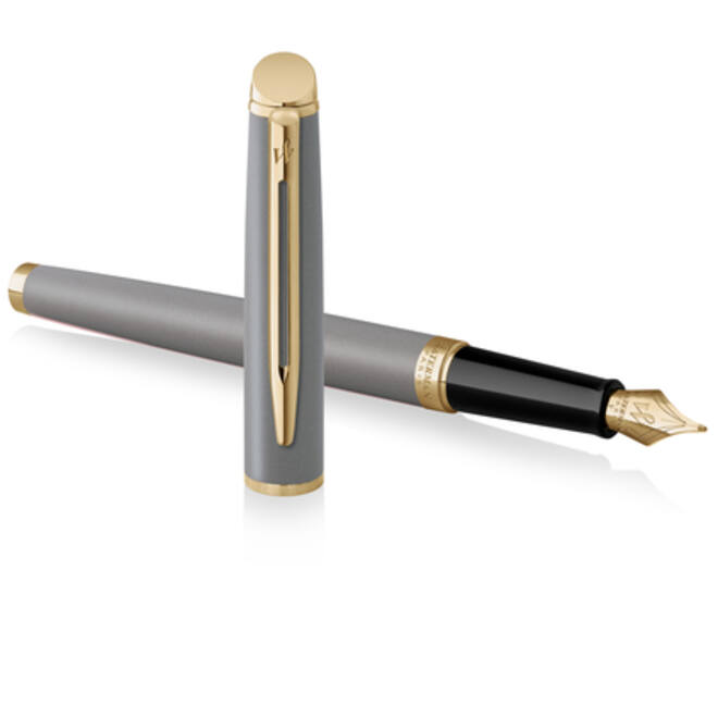 Vulpen Waterman Hémisphère Fashion Colors metallic grey GT fijn