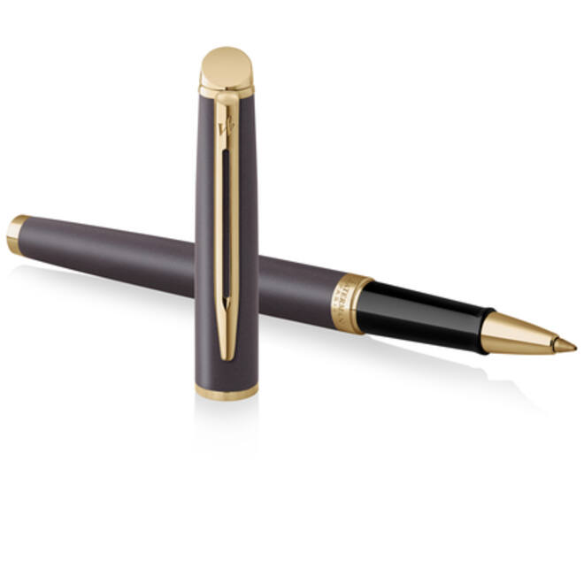 Rollerpen Waterman Hémisphère Fashion Colors metallic black GT fijn