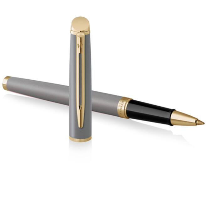 Rollerpen Waterman Hémisphère Fashion Colors metallic grey GT fijn