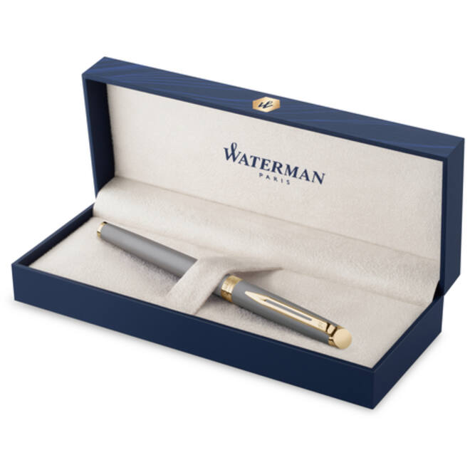Rollerpen Waterman Hémisphère Fashion Colors metallic grey GT fijn