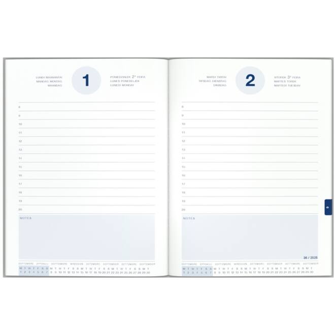 Schoolagenda 25-26 Lannoo Snoopy 1dag/1pagina met inserts lila