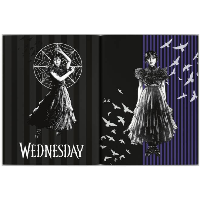 Schoolagenda 25-26 Lannoo Wednesday 1dag/1pagina met inserts zwart