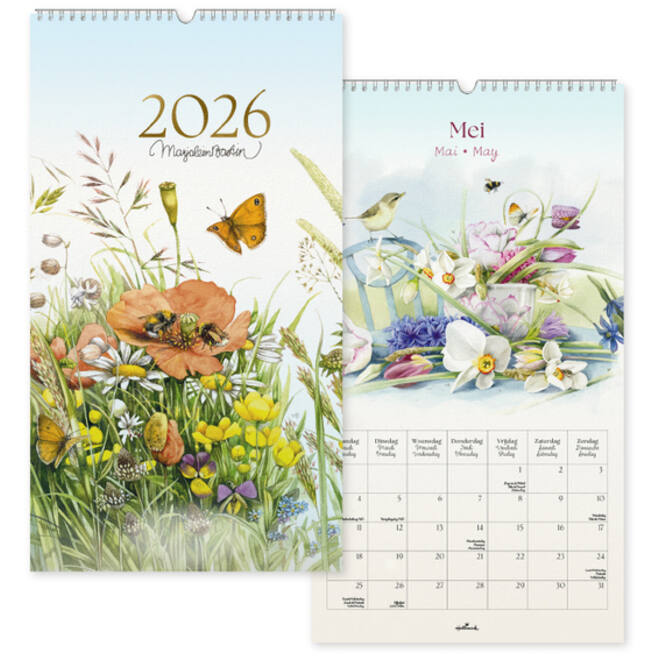Maandkalender 2026 Marjolein Bastin L 1maand/1pagina