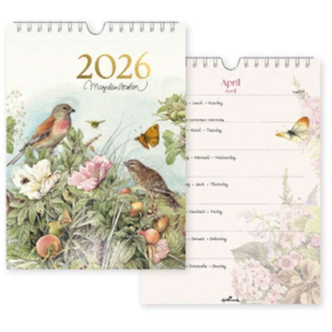 Kalender 2026 Marjolein Bastin vogels 7dagen/1pagina
