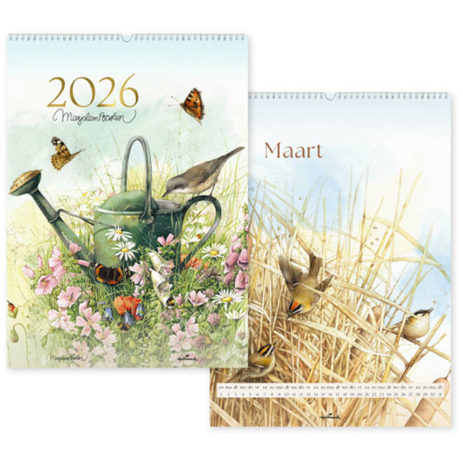 Maandkalender 2026 Marjolein Bastin XL 1maand/1pagina