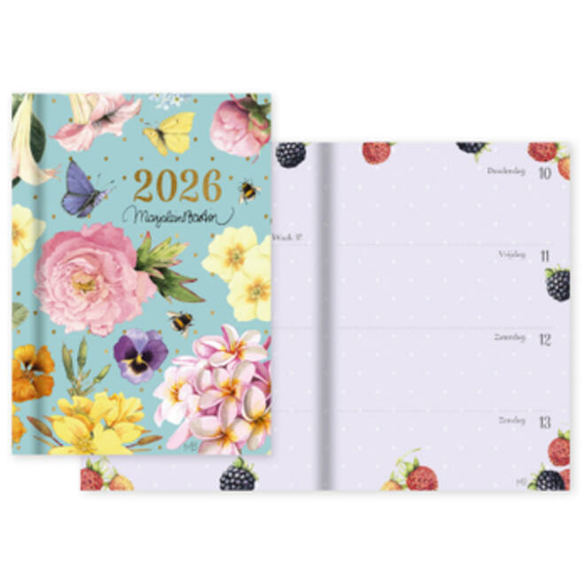 Agenda 2026 Marjolein Bastin S Bloemen 7dagen/2pagina's