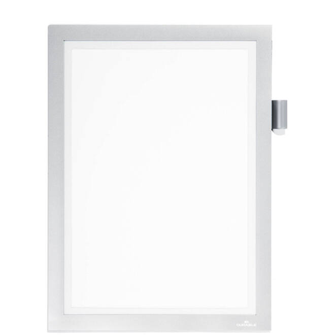 Duraframe Durable 498923 Note A4 magnetisch zilver