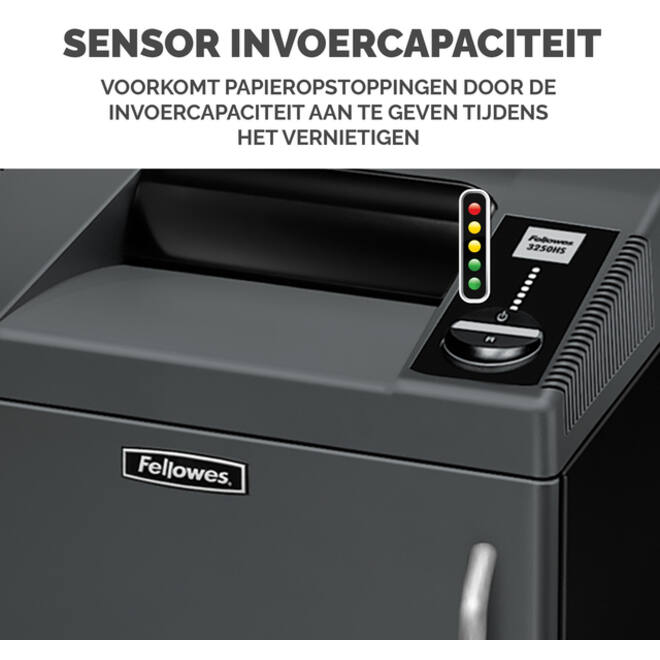 Papiervernietiger Fellowes Fortishred 3250SMC snippers 0,8x12mm