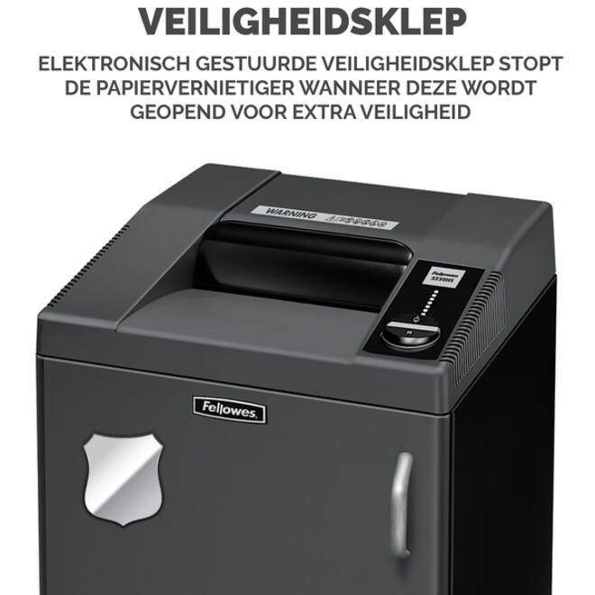 Papiervernietiger Fellowes Fortishred 3250SMC snippers 0,8x12mm