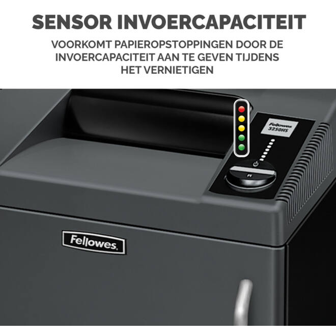 Papiervernietiger Fellowes Fortishred 3250HS snippers 0,8x5mm