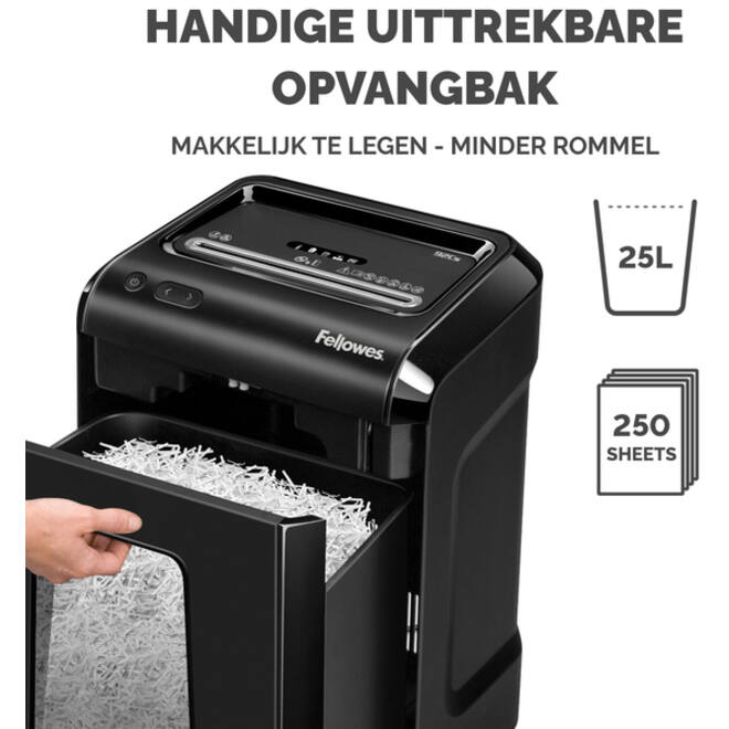 Papiervernietiger Fellowes Powershred 92CS snippers 4x38mm