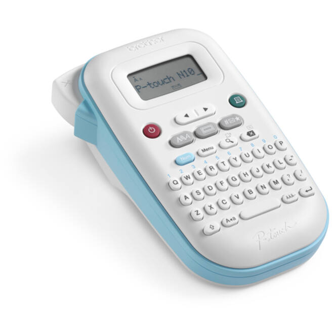 Labelprinter Brother P-touch Btag PT-N10 draagbaar qwerty 12mm wit