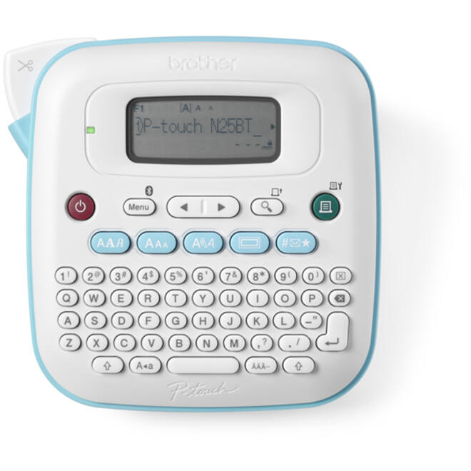 Labelprinter Brother P-touch Btag PT-N25BT desktop qwerty 12mm wit