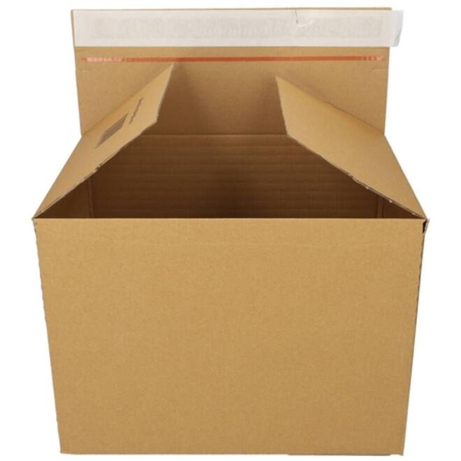 Quickbox IEZZY verstelbare hoogte 304x216x130-220mm B-golf bruin 10 stuks