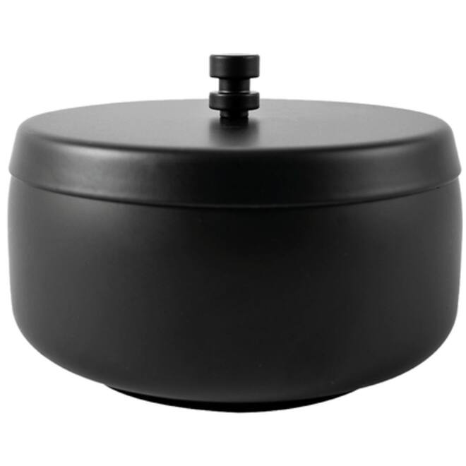 Asbak BRASQ tafelmodel 1 liter met deksel AT700 zwart