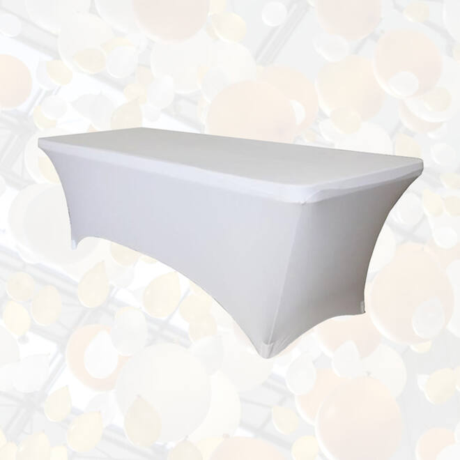 Tafelrok BRASQ 183x76x74cm wit