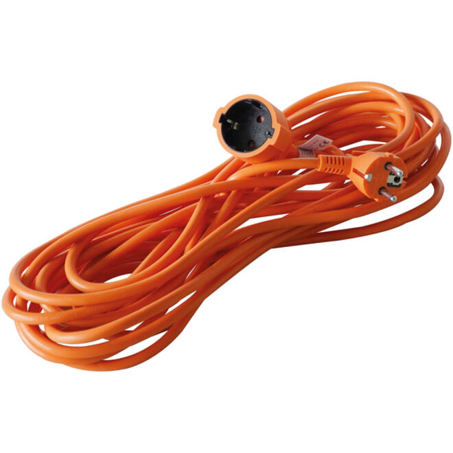 Verlengkabel BRASQ 20m oranje