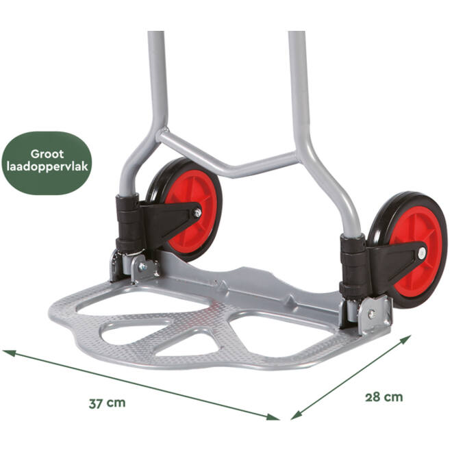 Steekwagen BRASQ Inklapbaar HT60 incl. bagagespin 60Kg
