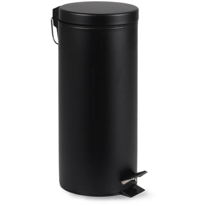 Pedaalemmer BRASQ 30 liter zwart