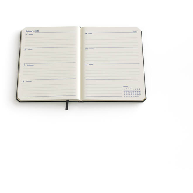 Agenda 2026 de KEMPEN Weekly Planner Pocket 7dagen/2pagina's assorti