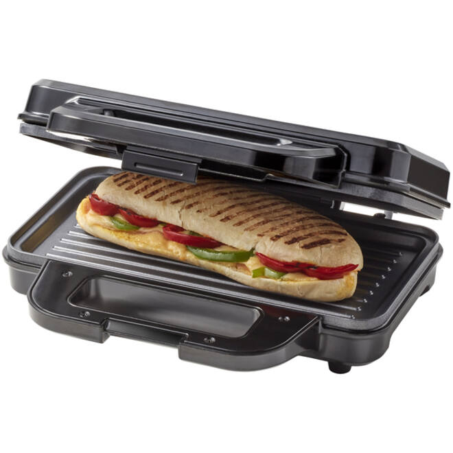 Panini grill Tomado zwart/RVS