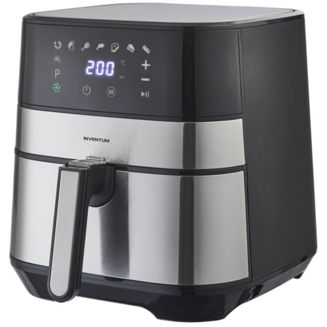 Airfryer Inventum 5 liter zwart/RVS