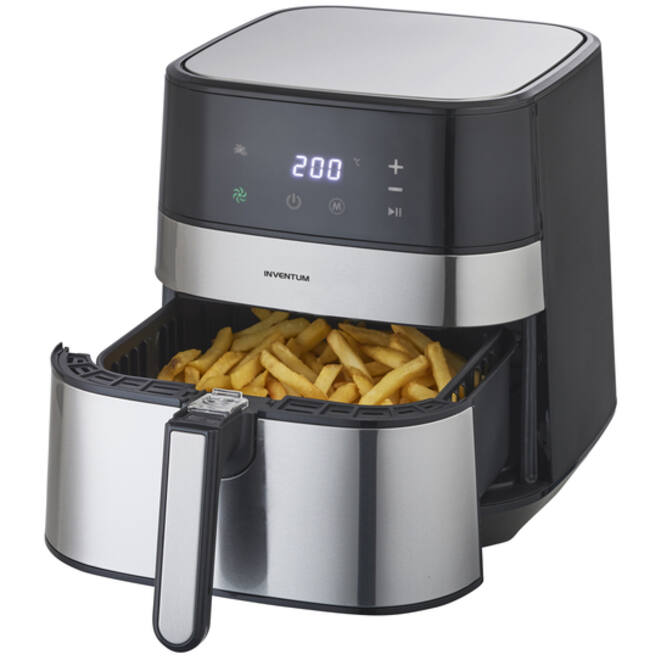 Airfryer Inventum 5 liter zwart/RVS
