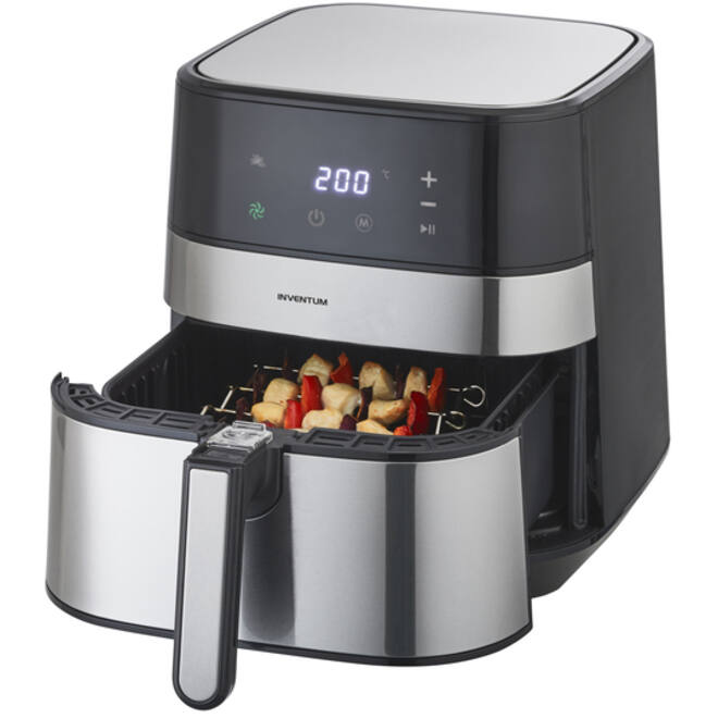 Airfryer Inventum 5 liter zwart/RVS