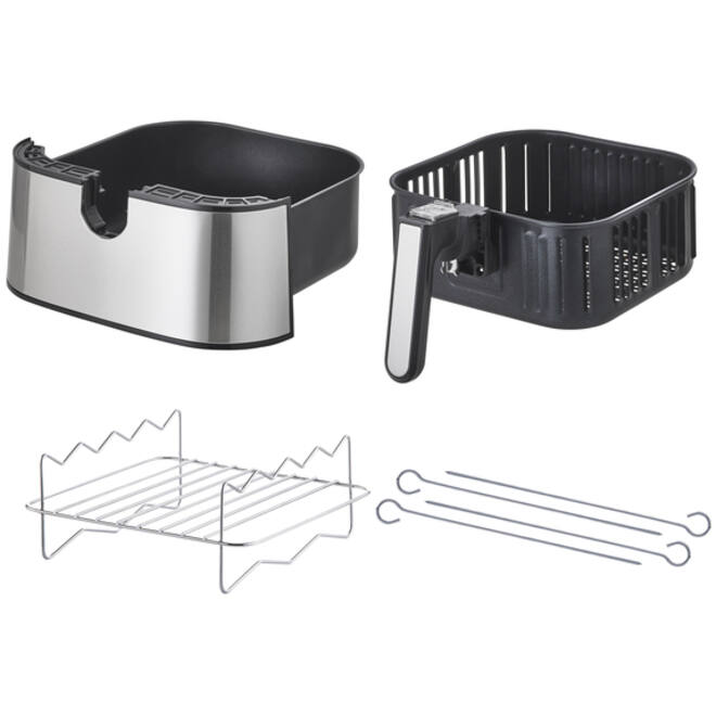 Airfryer Inventum 5 liter zwart/RVS