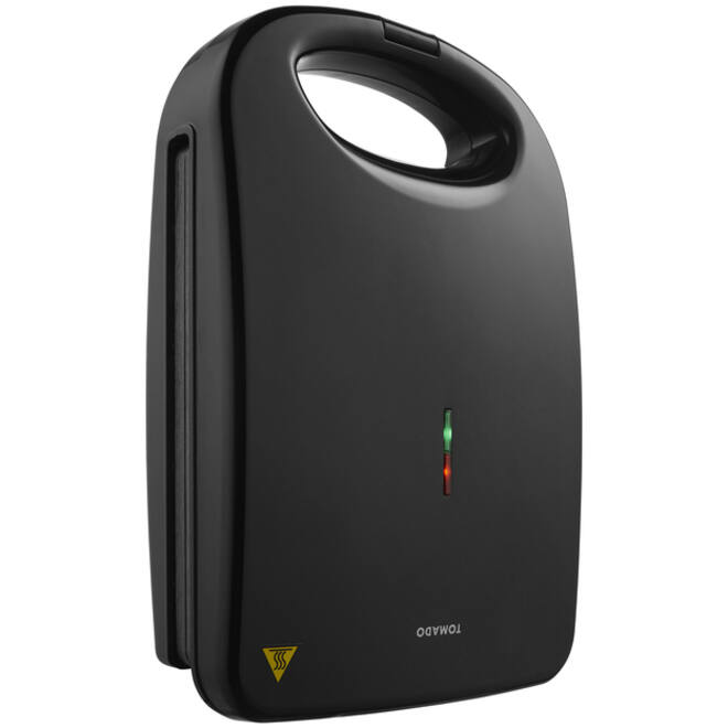 Tosti apparaat Tomado XXL 1200 Watt zwart