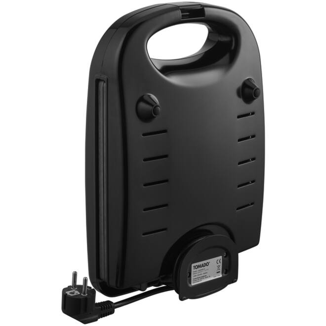 Tosti apparaat Tomado XXL 1200 Watt zwart