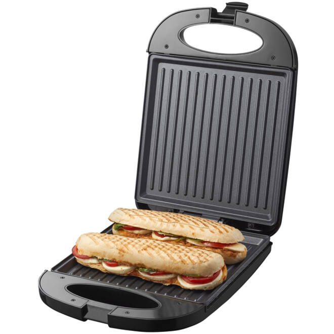 Tosti apparaat Tomado XXL 1200 Watt zwart