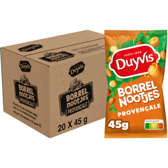 Duyvis Borrelnoot Provencale zakje 45 gram