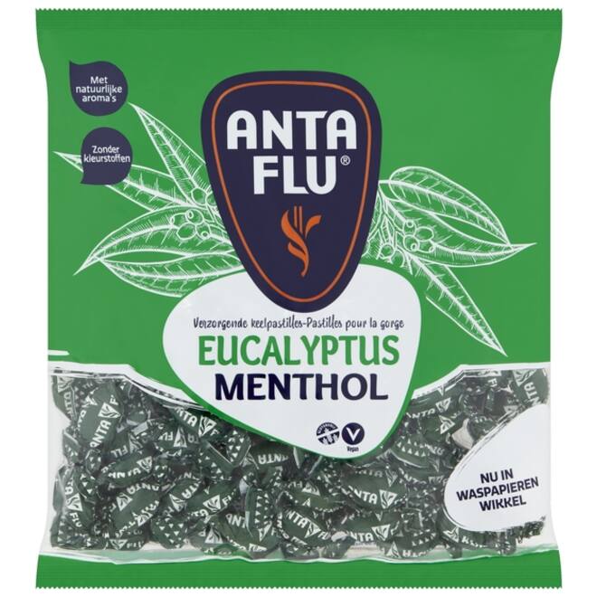 Keelpastilles Anta Flu eucalyptus zak 1 kilogram
