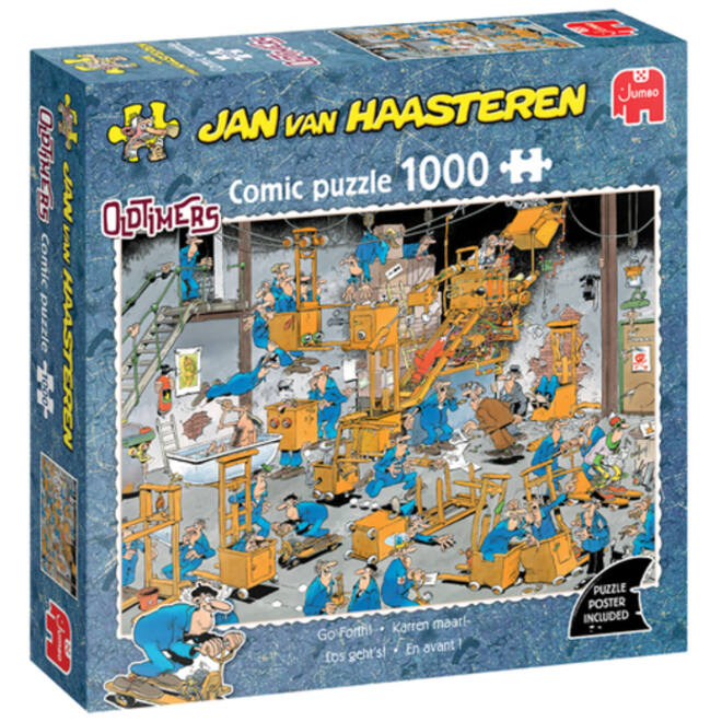Puzzel JvH Oldtimer Karren maar! 1000st