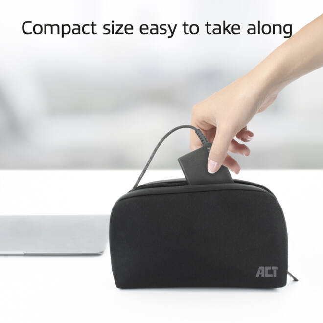 Laptop Oplader ACT USB-C Power Delivery 65W 3mtr