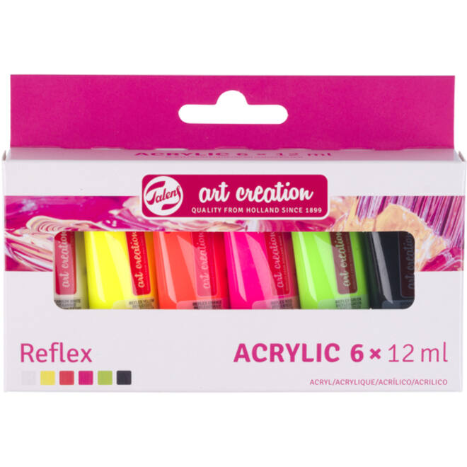 Acrylverf Talens Art Creation set à 6 reflexkleuren