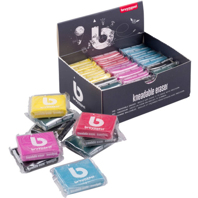 Kneedgum Bruynzeel Teens display à 36 stuks assorti