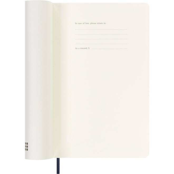 Agenda 2025/2026 Moleskine 18M Planner Weekly 7dagen/1pagina large sc sapphire blue