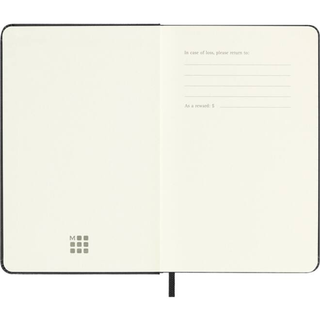 Agenda 2026 Moleskine 12M Planner Weekly 7dagen/2pagina's pocket hc black