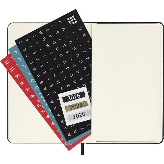 Agenda 2026 Moleskine 12M Planner Weekly 7dagen/2pagina's pocket hc black