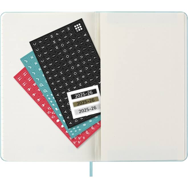 Agenda 2025/2026 Moleskine 18M Planner Weekly 7dagen/1pagina large hc aquamarine