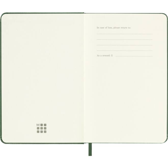 Agenda 2026 Moleskine 12M Planner Weekly 7dagen/1pagina pocket hc myrtle green