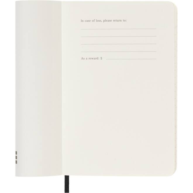 Agenda 2025/2026 Moleskine 18M Planner Weekly 7dagen/1pagina pocket sc black