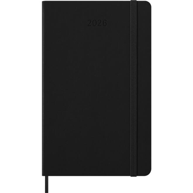 Agenda 2026 Moleskine 12M Planner Weekly 7dagen/2pagina's large hc black