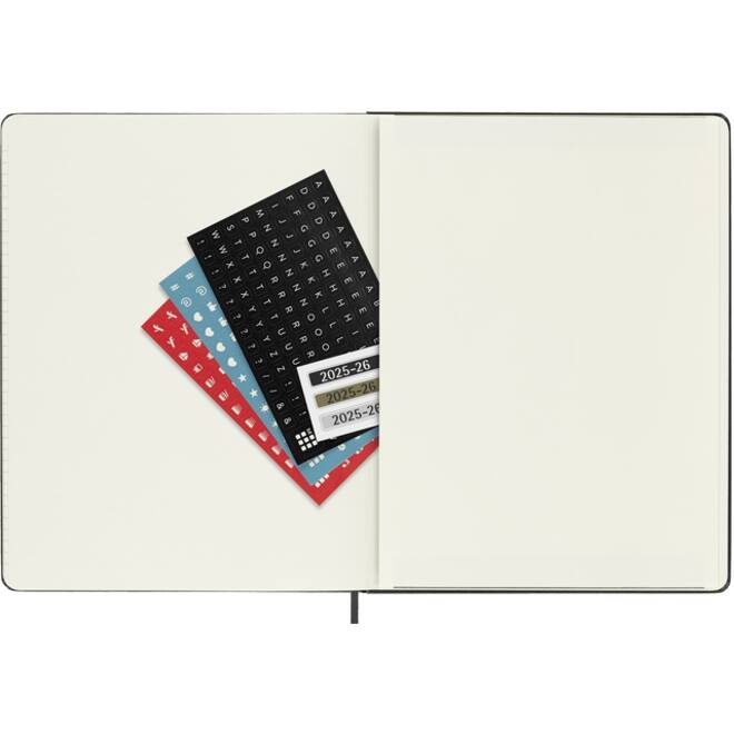 Agenda 2025/2026 Moleskine 18M Planner Weekly 7dagen/1pagina XL hc black