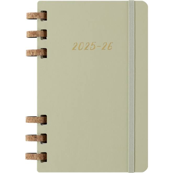 Agenda 2025/2026 Moleskine 12M Academic Weekly 7d/1p Myrtle large kiwi