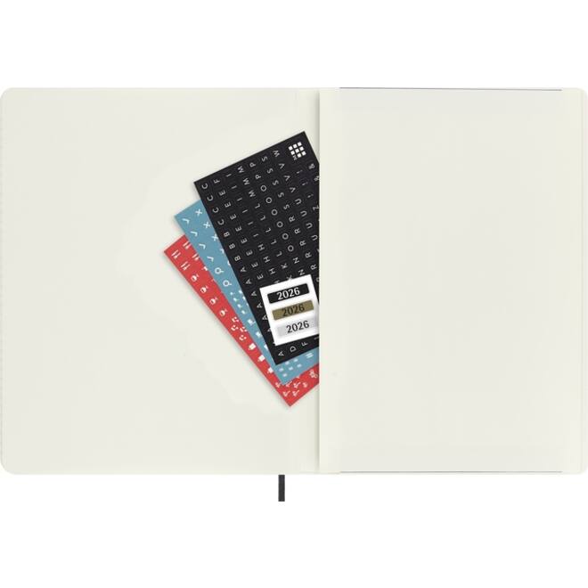 Agenda 2026 Moleskine 12M Planner Weekly 7dagen/1pagina XL sc black