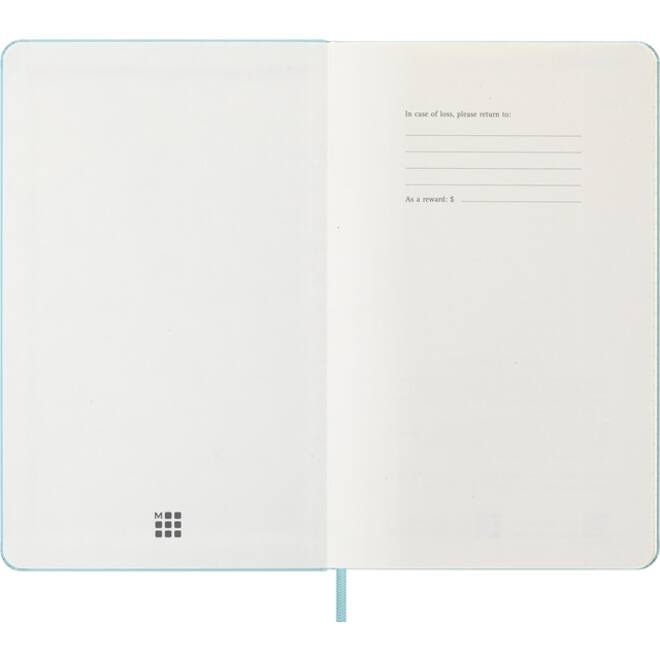 Agenda 2026 Moleskine 12M Planner Weekly 7dagen/1pagina large hc aquamarine