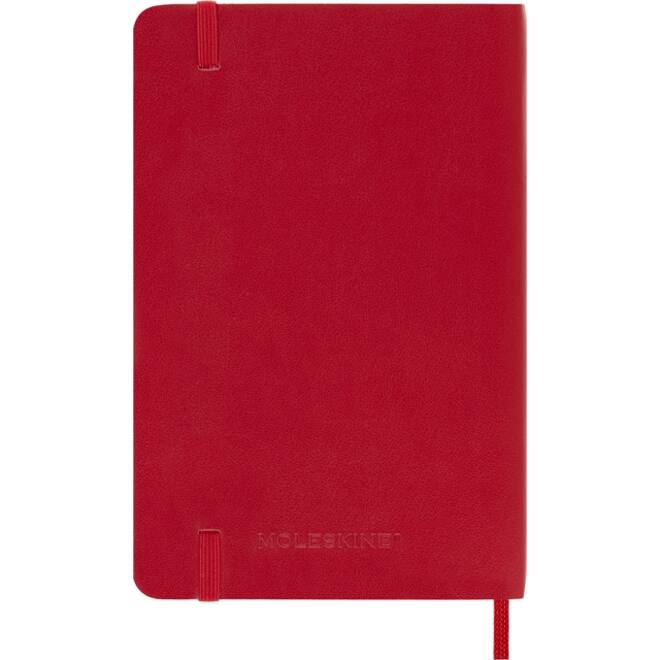Agenda 2026 Moleskine 12M Planner Weekly 7dagen/1pagina pocket sc scarlet red